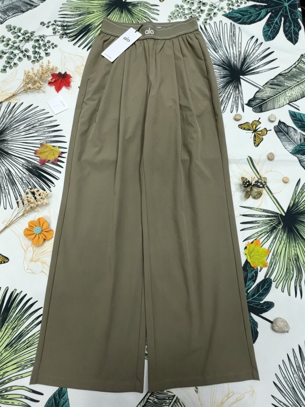 🥰ALO Yoga NWT Olive Suit Up Trouser Regular 30" Inseam🧚RelaxedStyle